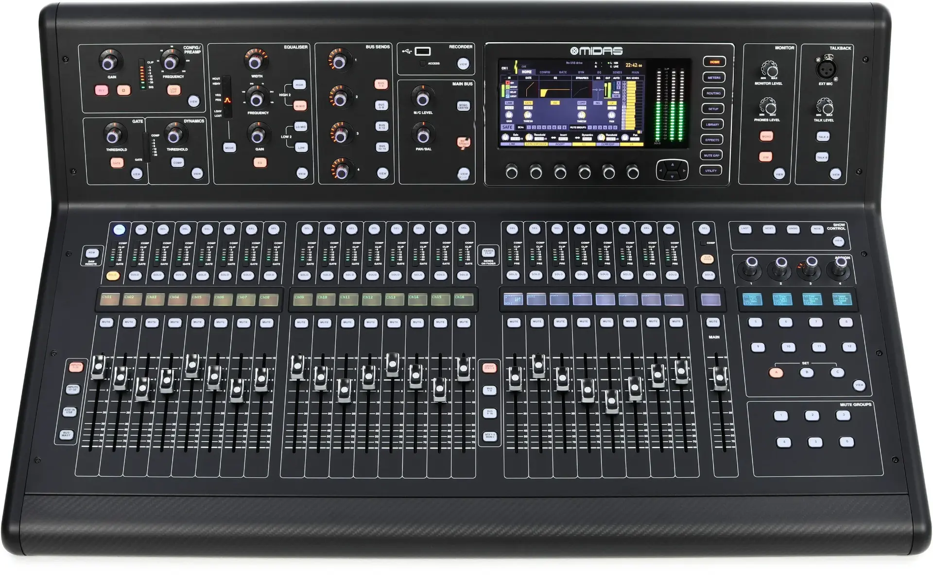 Midas M2 digital mixing console for professional event sound